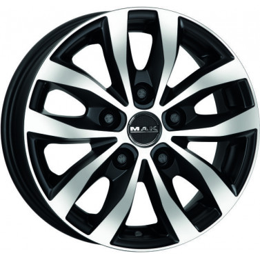 Jante ALIAJ 5X120 MAK LOAD5 ICE BLACK ET60 5/120 65.1 R17 - Poza 1