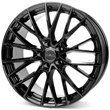 Jante ALIAJ 5X130 MAK SPECIALE GLOSS BLACK GLOSS BLACK ET28 5/130 71.6 R22 - Poza 1