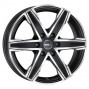 Jante ALIAJ 6X114.3 MAK KING6 ICE BLACK ET45 6/114.3 66.1 R18 - Poza 1 miniatura