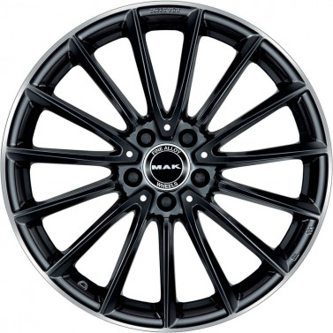 Jante ALIAJ 5X112 MAK KOMET GLOSS BLACK MIRROR RING ET50 5/112 66.6 R18 - Poza 1