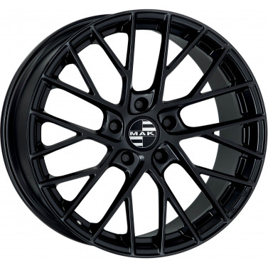 Jante ALIAJ 5X130 MAK MONACO-D GLOSS BLACK ET65 5/130 71.6 R19 - Poza 1