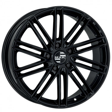 Jante ALIAJ 5X130 MAK LEIPZIG-D GLOSS BLACK ET58 5/130 71.6 R21 - Poza 1