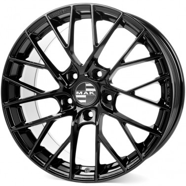 Jante ALIAJ 5X130 MAK MONACO GLOSS BLACK GLOSS BLACK ET51 5/130 71.6 R20 - Poza 1