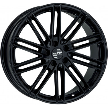 Jante ALIAJ 5X112 MAK LEIPZIG GLOSS BLACK ET25 5/112 66.45 R21 - Poza 1