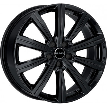 Jante ALIAJ 5X120 MAK BIRMINGHAM GLOSS BLACK ET43 5/120 72.6 R20 - Poza 1