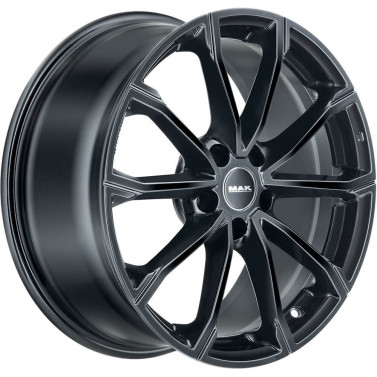 Jante ALIAJ 4X100 MAK DAVINCI GLOSS BLACK ET50 4/100 56.1 R16 - Poza 1