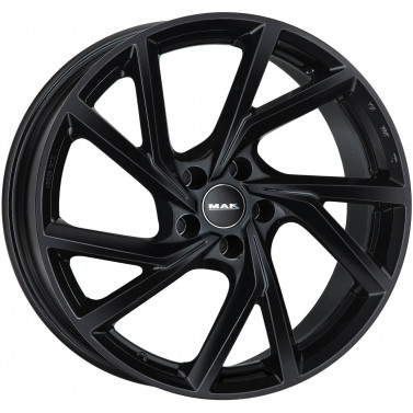 Jante ALIAJ 5X100 MAK KASSEL GLOSS BLACK ET39 5/100 65.1 R18 - Poza 1