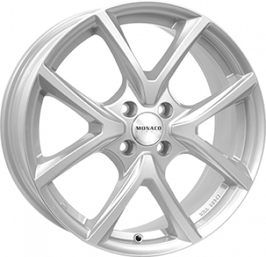 4X108 MONACO WHEELS 2 CL2 Silver ALIAJ 6.5 16