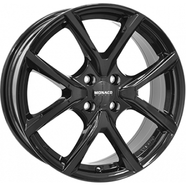 Jante ALIAJ 4X100 MONACO WHEELS 2 CL2 Gloss Black Gloss Black ET40 4/100 63.3 R16 - Poza 1