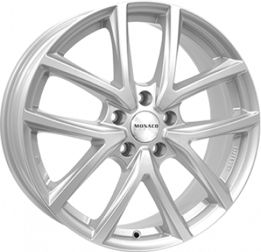 5X114 MONACO WHEELS 2 CL2 Silver ALIAJ 6.5 16