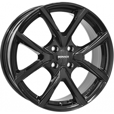 Jante ALIAJ 4X108 MONACO WHEELS 2 CL2 Gloss Black Gloss Black ET25 4/108 65.1 R17 - Poza 1