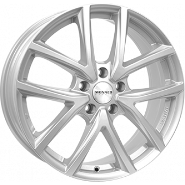 Jante ALIAJ 5X112 MONACO WHEELS 2 CL2 Silver Silver ET35 5/112 66.4 R17 - Poza 1