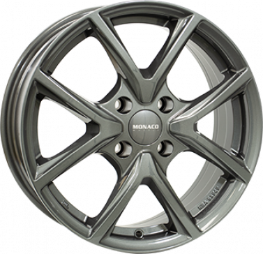 4X100 MONACO WHEELS 2 CL2 Anthracite Dark ALIAJ 6.5 16