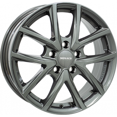 Jante ALIAJ 5X114 MONACO WHEELS 2 CL2 Anthracite Dark Anthracite Dark ET40 5/114 66.1 R16 - Poza 1