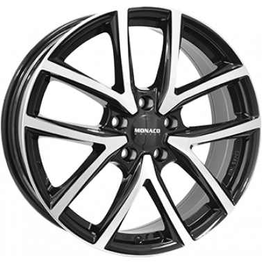 Jante ALIAJ 5X114 MONACO WHEELS CL2 Gloss Black / Polished Gloss Black / Polished ET40 5/114 66.1 R16 - Poza 1