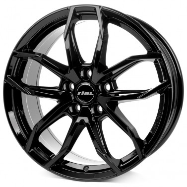 Jante ALIAJ 5X112 RIAL LUCCA DIAMANTSCHWARZ ET45 5/112 70.10 R20 - Poza 1