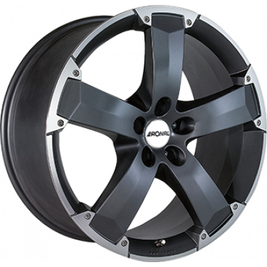 Jante ALIAJ 5X108 RONAL R47 Anthracite / Polish ET42 5/108 76 R18 - Poza 1