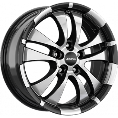 Jante ALIAJ 5X112 RONAL R59 JET BLACKACK FRONTK ET35 5/112 76.00 R16 - Poza 1