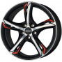 Jante ALIAJ 5X114,3 RONAL R62-RED JBLACK-MATT-FK RED FRONTPOLIERT MATT ET50 5/114.3 82 R18 - Poza 1 miniatura