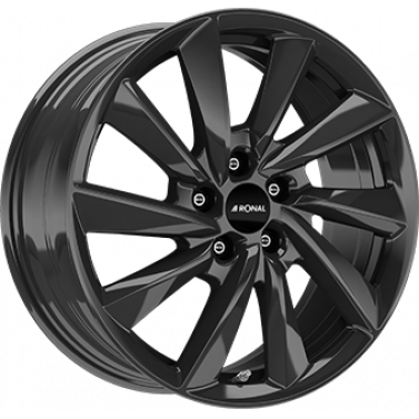 Jante ALIAJ 5X108 RONAL R70 Anthracite Dark ET50 5/108 76 R18 - Poza 1