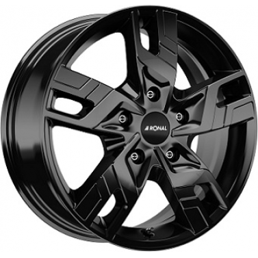 Jante ALIAJ 5X120 RONAL R64 Gloss Black ET55 5/120 65.1 R17 - Poza 1