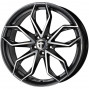 Jante ALIAJ 5X108 TOMASON TN22 DARK HYPERBLACK P. FRONTPOLIERT ET45 5/108 72.6 R19 - Poza 1 miniatura