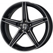 Jante ALIAJ 5X112 TOMASON TN20 NEW BLACK POLISHED FRONTPOLIERT ET45 5/112 72.6 miniatura